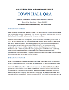 Read more about the article Town Hall Q&A